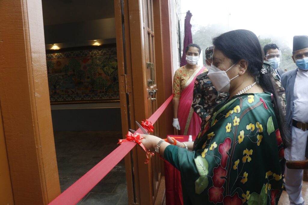 राष्ट्रपतिद्धारा सिन्धुलीगढी युद्ध संग्रहालयको उदघाटन