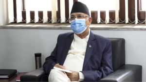 एमाले अध्यक्ष ‌ओली पार्टी कार्यालयमा नियमित