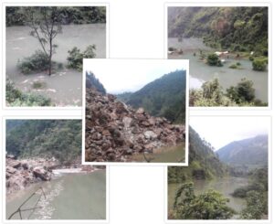 खोला थुनिएर बस्ती जोखिममा
