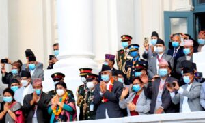 राष्ट्रपति, प्रधानमन्त्रीद्वारा इन्द्रजात्रा अवलोकन