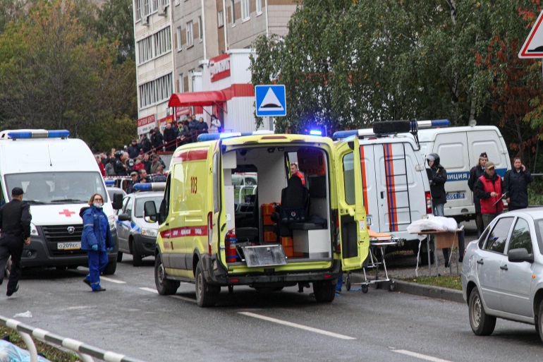 Death toll from Russian school shooting climbs to 13