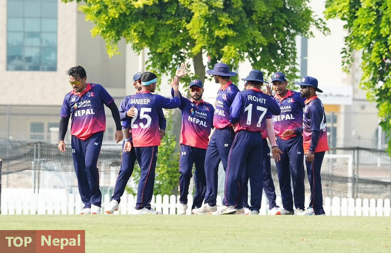 यूएईसँग नेपाल ५ विकेटले पराजित