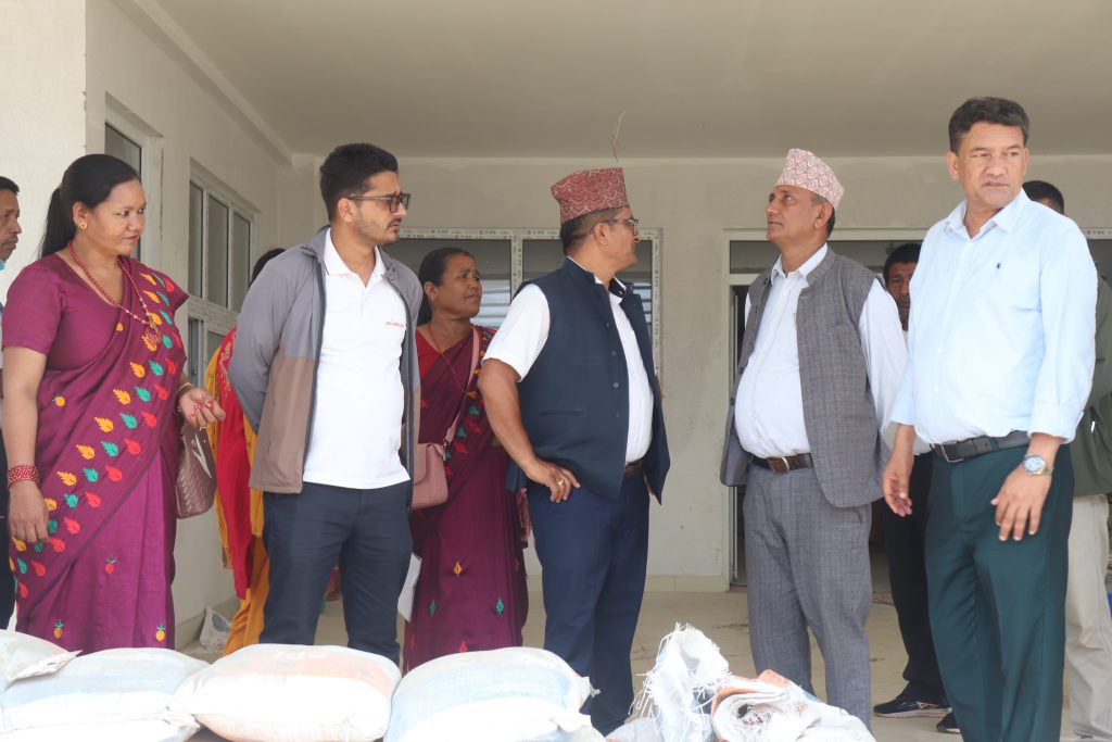 लिखु गाउँपालिकाको १० शैयाको अस्पताल निर्माण अन्तिम चरणमा